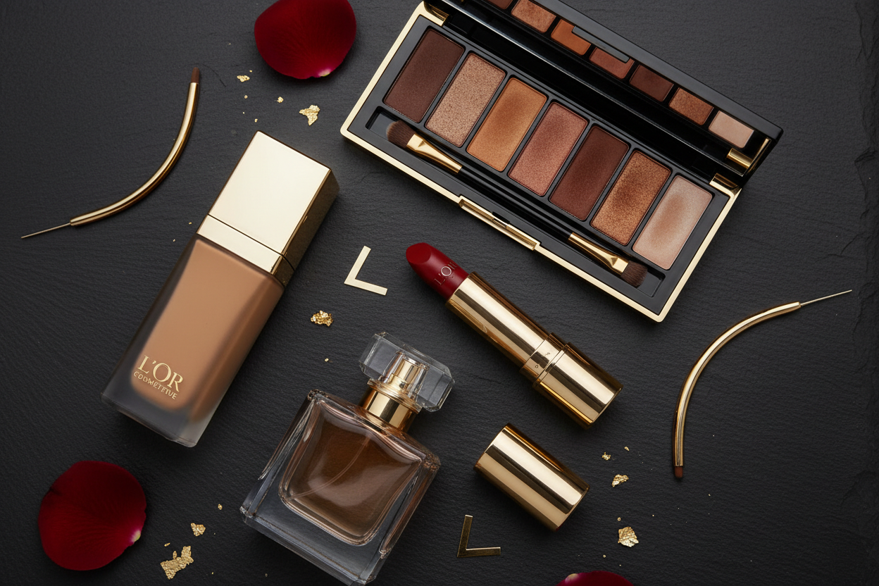 Makeup Flatlay Hero